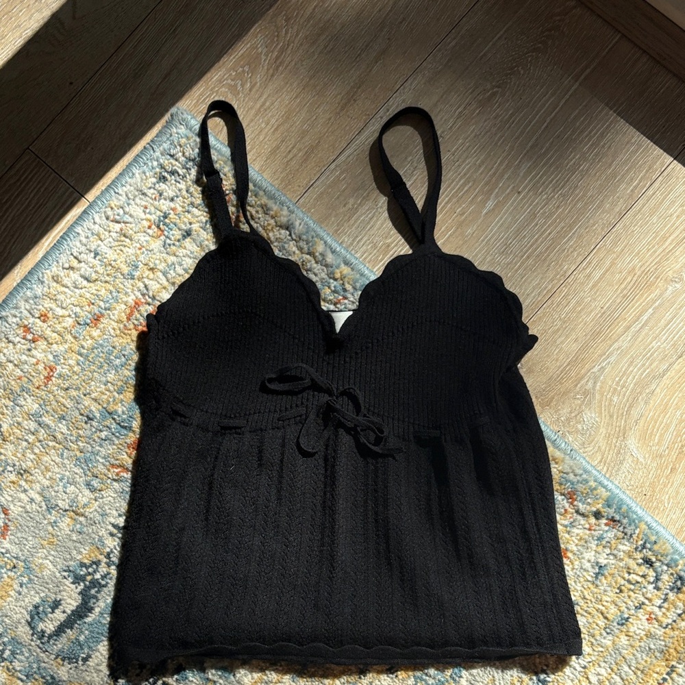 Wilfred Scalloped Knit Tank Top